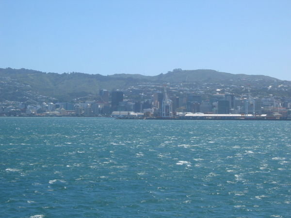 View of Wellington from the Ferry