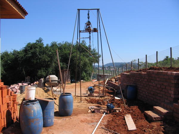 drilling the well