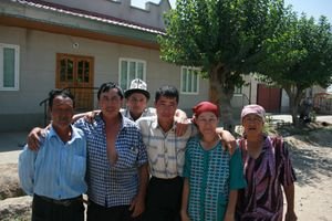 Kyrgyz locals wanting their photo taken