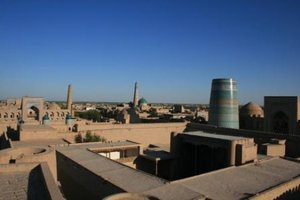 View of Khiva from Minaret