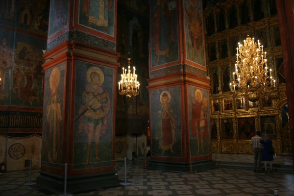 Inside the Smolensk Cathedral - Novodevicky Convent