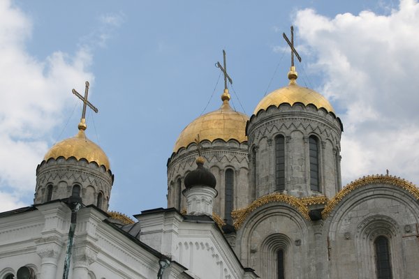 Onion domes - Assumption Cathedral - Vladimir