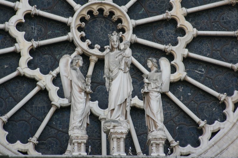 Scuplture at Notre Dame