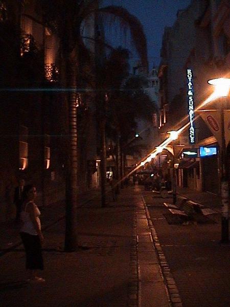 Montevideo at night
