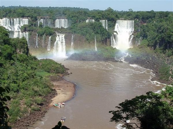 the first view of iguazu (brazil)