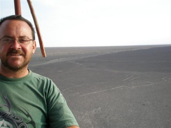 ian at the nazca lines