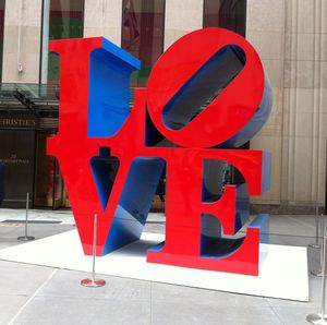 Love Monument outside the Museum of Modern Art