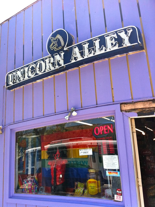 Unicorns!! (although I think it is a sex shop!)
