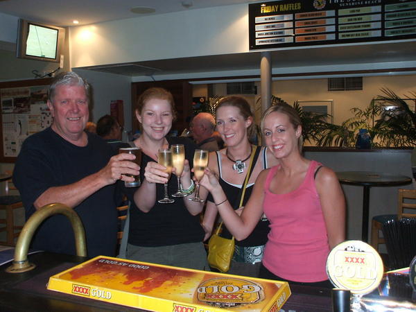 Surf club toast to celebrate the birth of Hannah Lily
