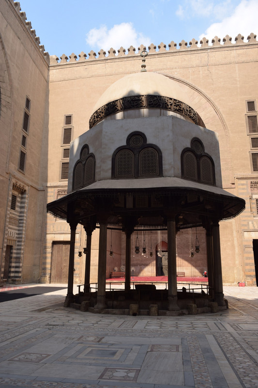 Inside courtyard of Al-Rifa’i mosque