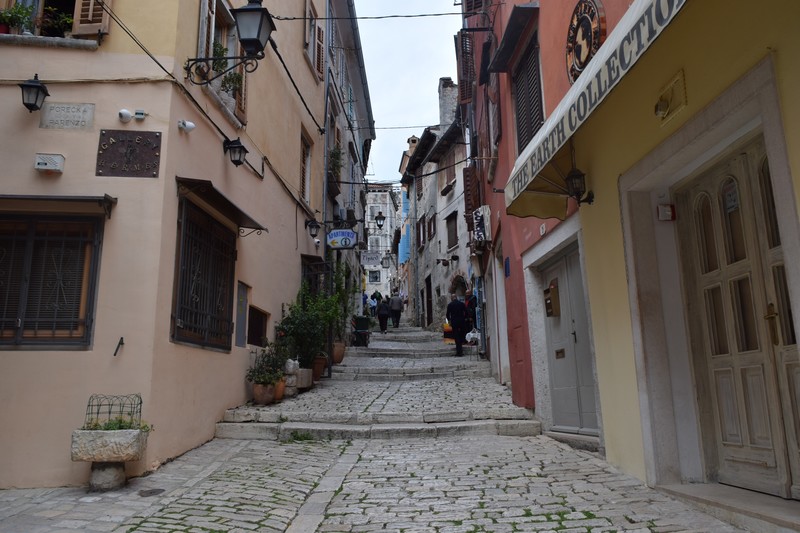 Rovinj - narrow cobbled street