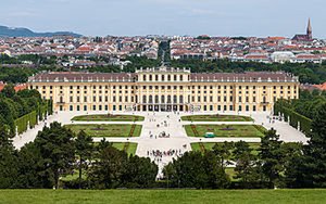 Schombrunn Palace back view