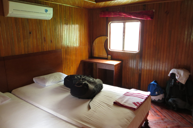 My room on the boat