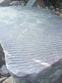 water ripples in the rock