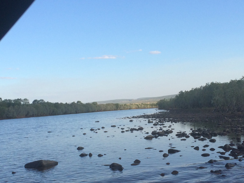Pentecost river - a view as we drive across