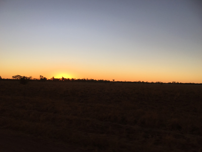 Another sunset in the outback of Australia