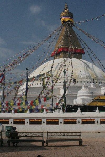 Enormous stupa at Bhouda
