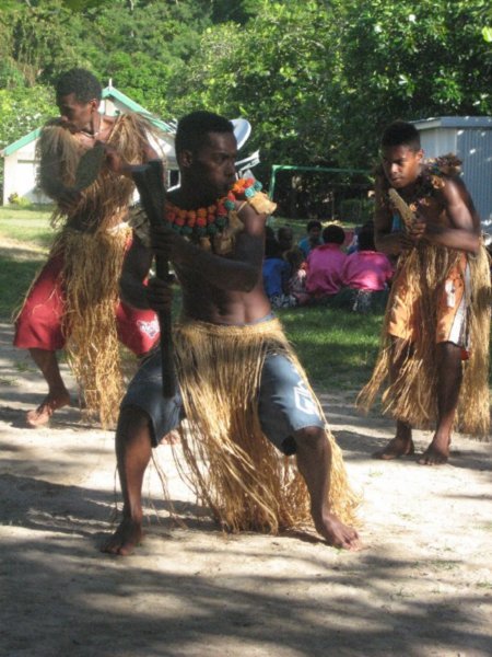 Fijian Dancing.