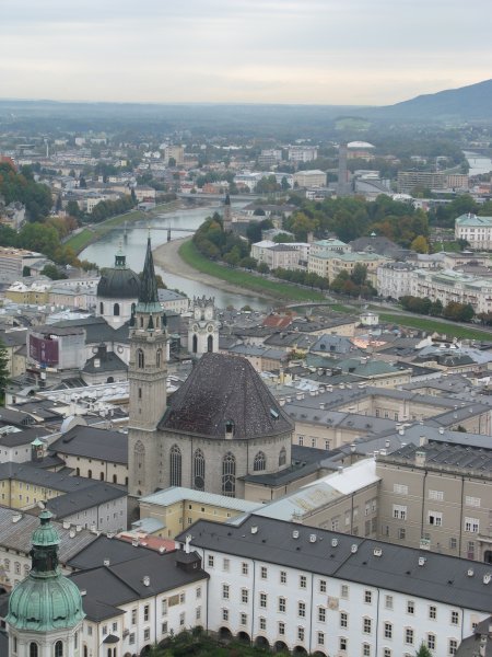 City of Salzburg from Fortress