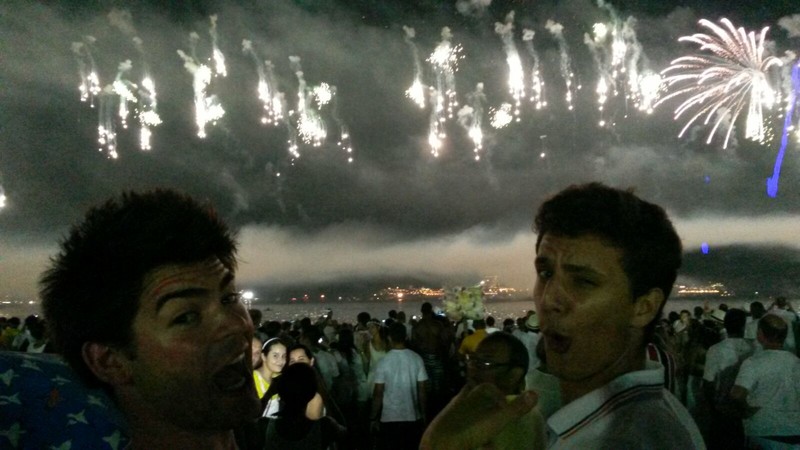 Nouvel an sur Copacabana