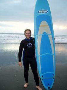 C'est officiel! J'suis maintenant un vrai surfer!!!