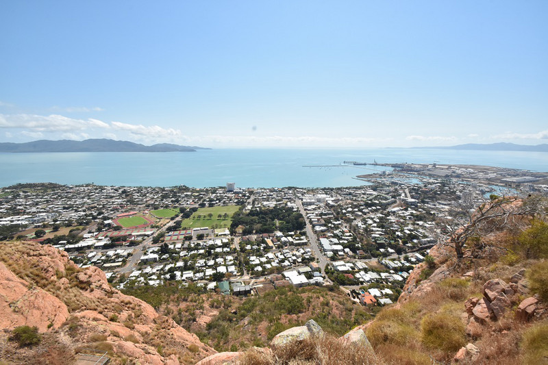 View over Townsville from Castle Hill