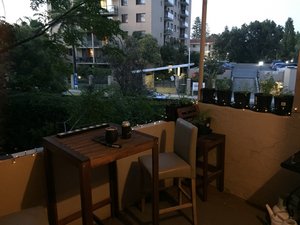 Our cosy little balcony 