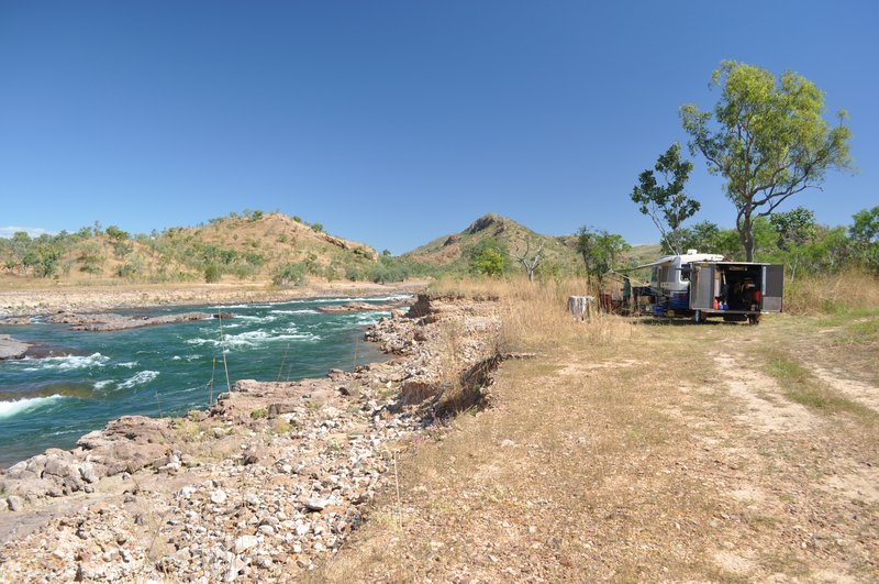 Our spot on the Ord River