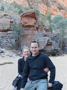 Carmena & Adam at Ormiston Gorge