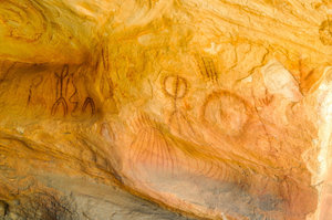 More Ochre Art Yourambulla Caves