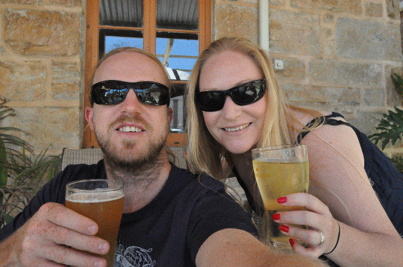 A beer in Burra Boxing Day