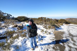 Don't eat the yellow snow - Mt William summit Grampians