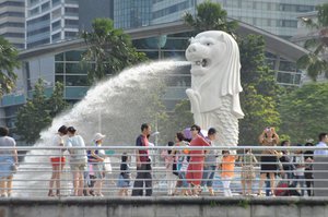 The MerLion - guardian of Singapore