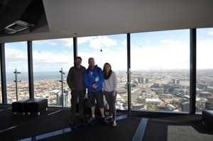 Up the Eureka tower with John & Jenny Melbourne