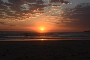 Sunrise Woolgoolga Beach