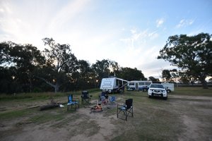 Our first camp night in convoy - Texas
