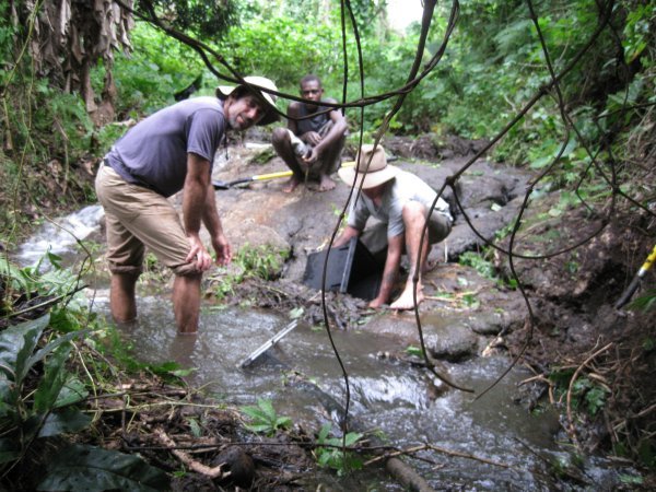 Diverting the creek