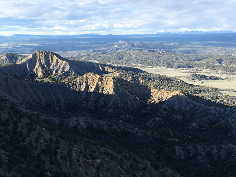 Atop of Mesa Verde looking north