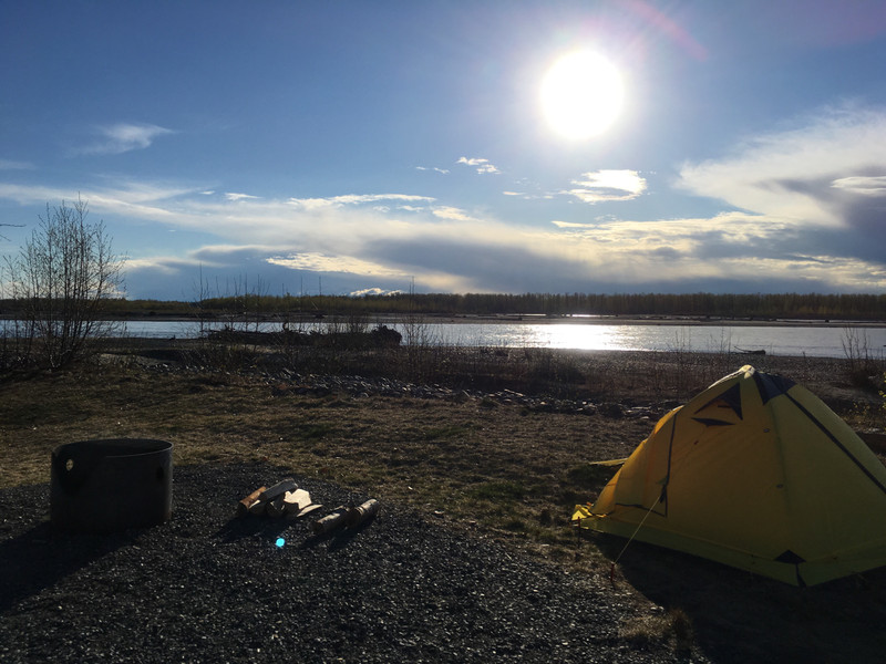 Camp on the Susitna River