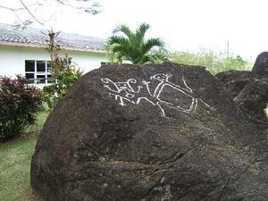 Carib Petrolyphs, Old Road