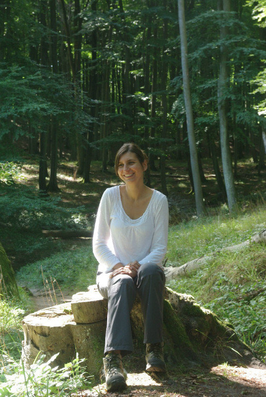Kasia, in the woods