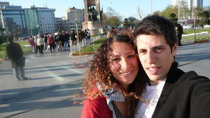 Julien and I in Taksim