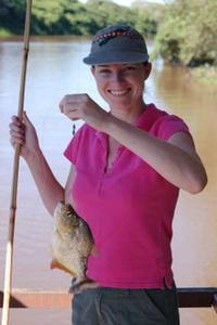 Piranha Fishing - Amanda's Catch