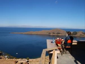 View over Lake Titicaca