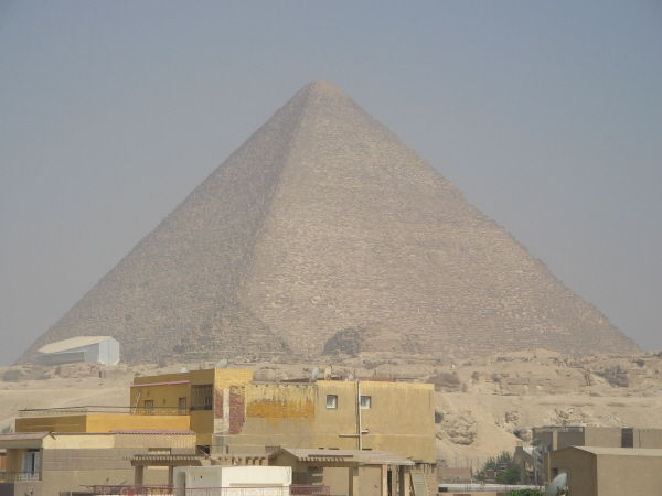 Pyramid from veranda