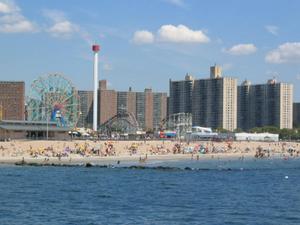 Coney Island from the pier