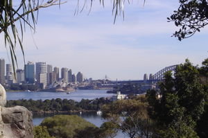 Sydney skyline from Taronga Zoo