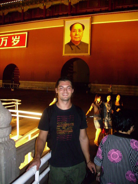Me & Mao, Tienaman Square, Beijing.