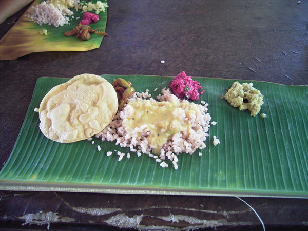 Traditional Keralan Thali