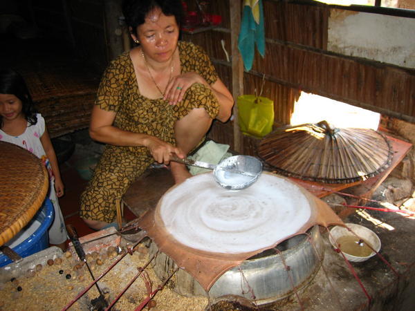 making rice paper